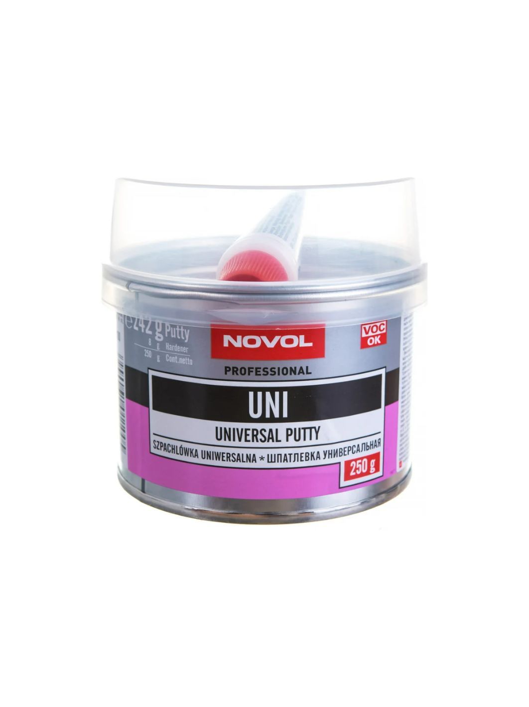 Шпатлевка NOVOL 1100 UNI универсальная 250гр
