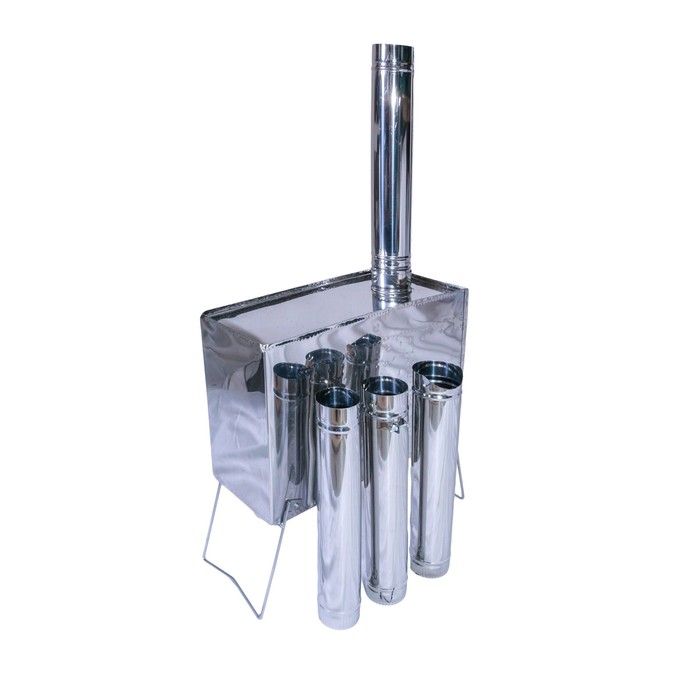 Печка туристская ВЕК макси нерж. (5, 1кг) в чехле