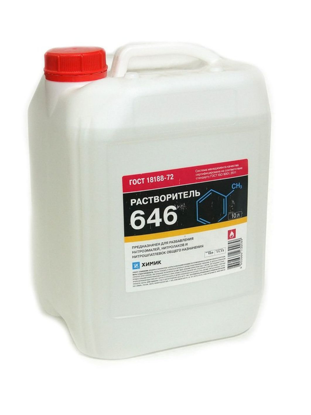 Растворитель ХИМИК 646 10л.
