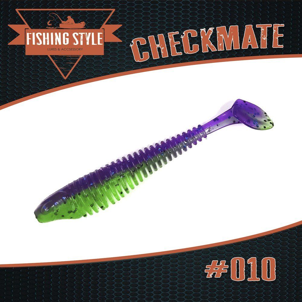 Силиконовая приманка CHECKMATE 4, 5"(113 мм) уп.4 шт.#010 Beet Tops