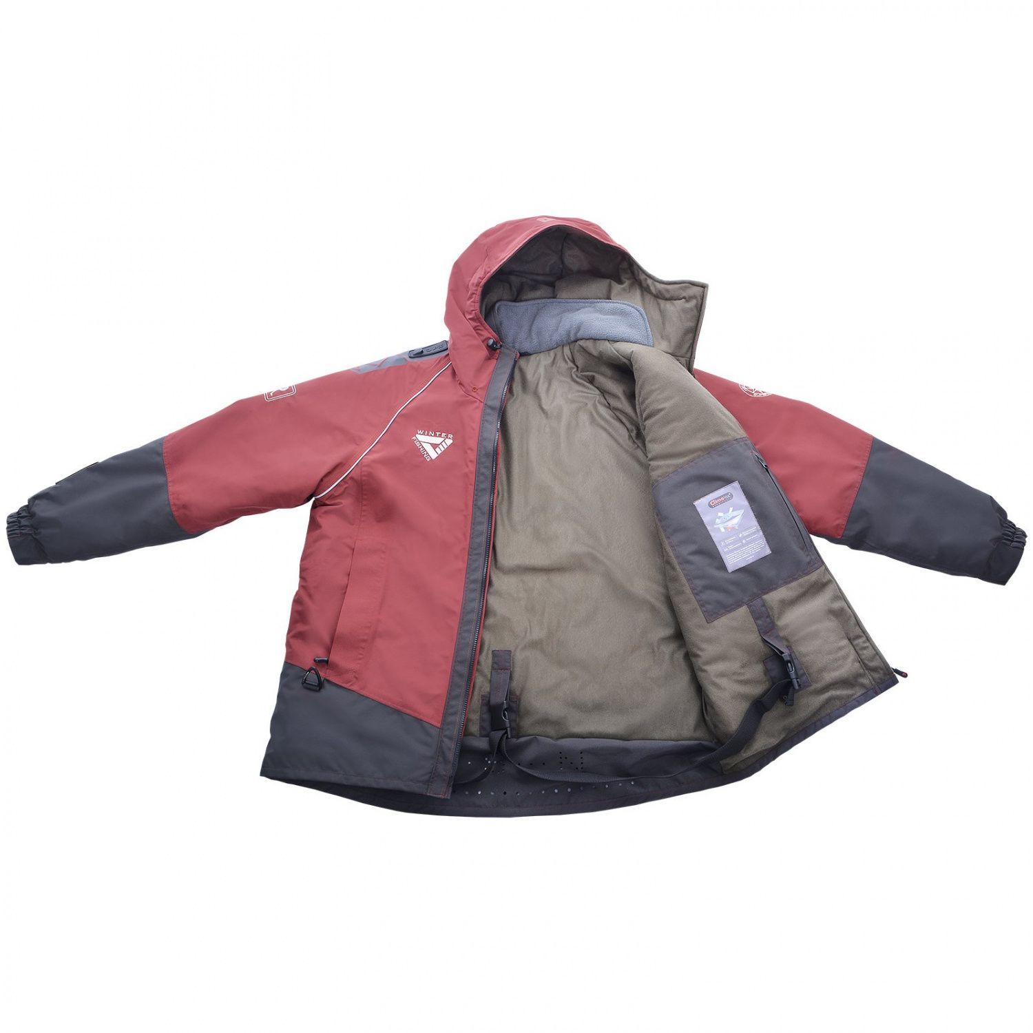 костюм-поплавок мужской зимний "rescuer i sport", hardguard, махагон (56-58/176) м