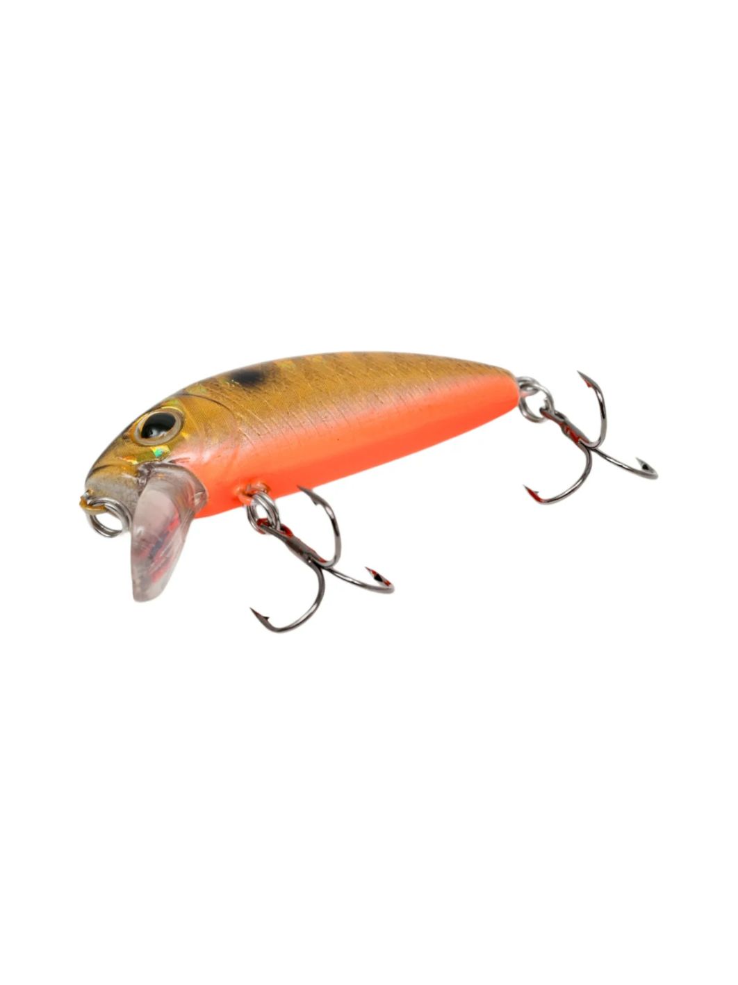 Воблер Минноу Strike Pro Mustang Minnow 45,  45 мм,  4, 5 гр,  Загл. 0, 2м.-0, 5м.,  Плавающий,  цвет: 613-713 Black Back Smoked OB,  (MG-002F#613-713)