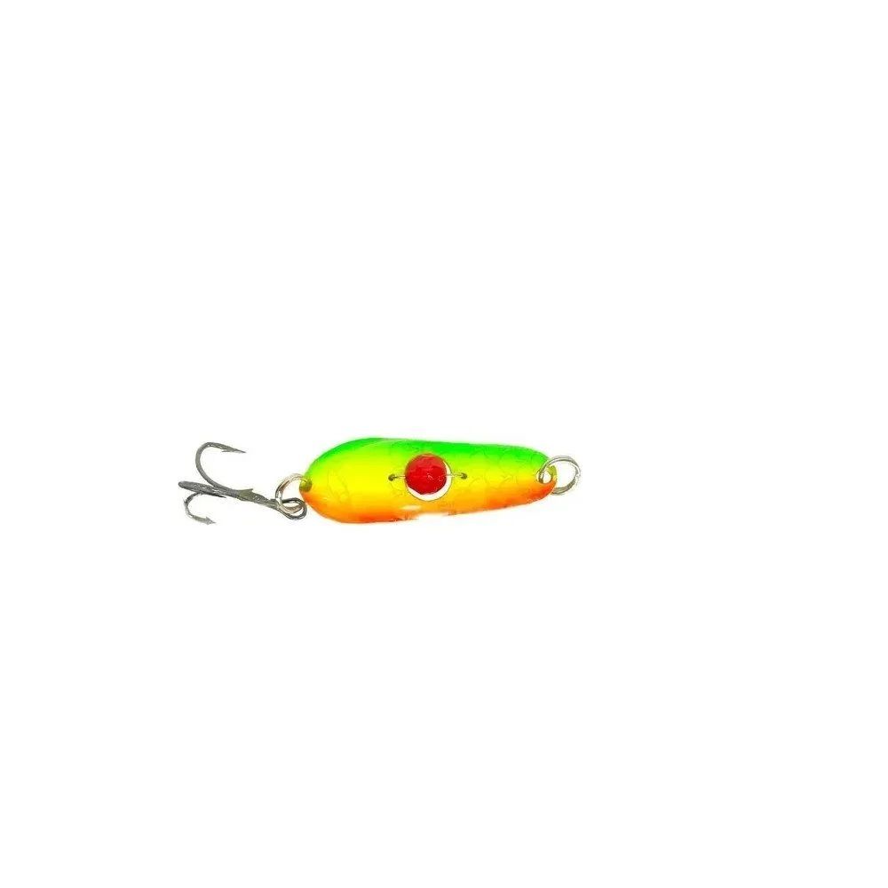 Блесна "Rasanen"  50/11 GR/FYe/FR-S UV бусинка