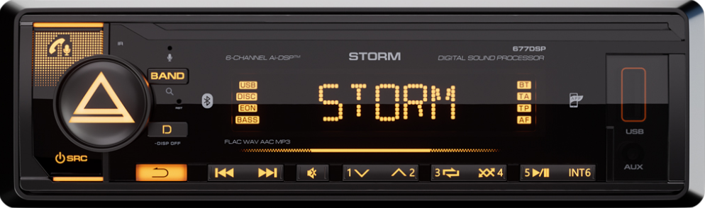Автомагнитола AURA STORM-677DSP