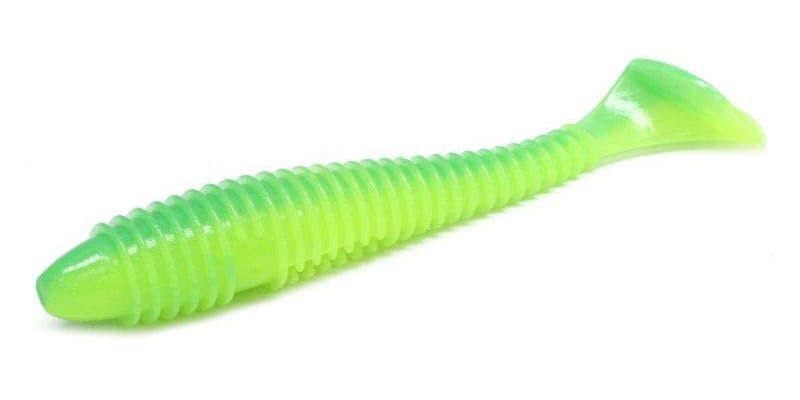 Приманка съедобная Keitech Swing Impact 4.5" EA#11 Lime Chartreuse Glow