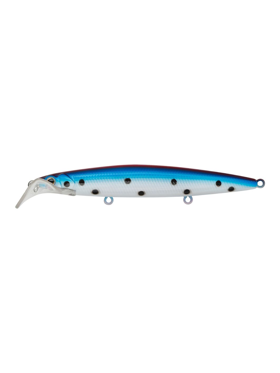 Воблер Минноу Strike Pro Scooter Minnow 110F,  110 мм,  11, 8 гр,  Загл. 1, 5м.-2, 5м.,  Плавающий,  цвет: A104F Russian Flag,  (EG-186F#A104F)