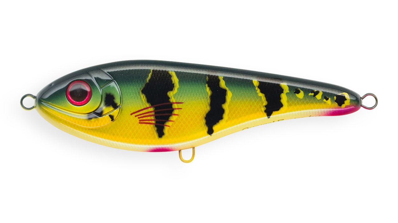 Воблер Джеркбейт Strike Pro Buster Jerk Shallow Runner,  150 мм,  64, 5 гр,  Загл. 1, 0м.,  Медленно всплывающий,  цвет: C506F Peacock,  (EG-048S#C506F)
