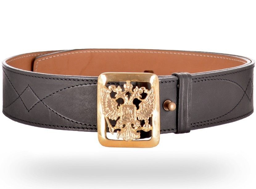 Ремень поясной "Патриот" 50 мм черный (130 длина,  № 3)