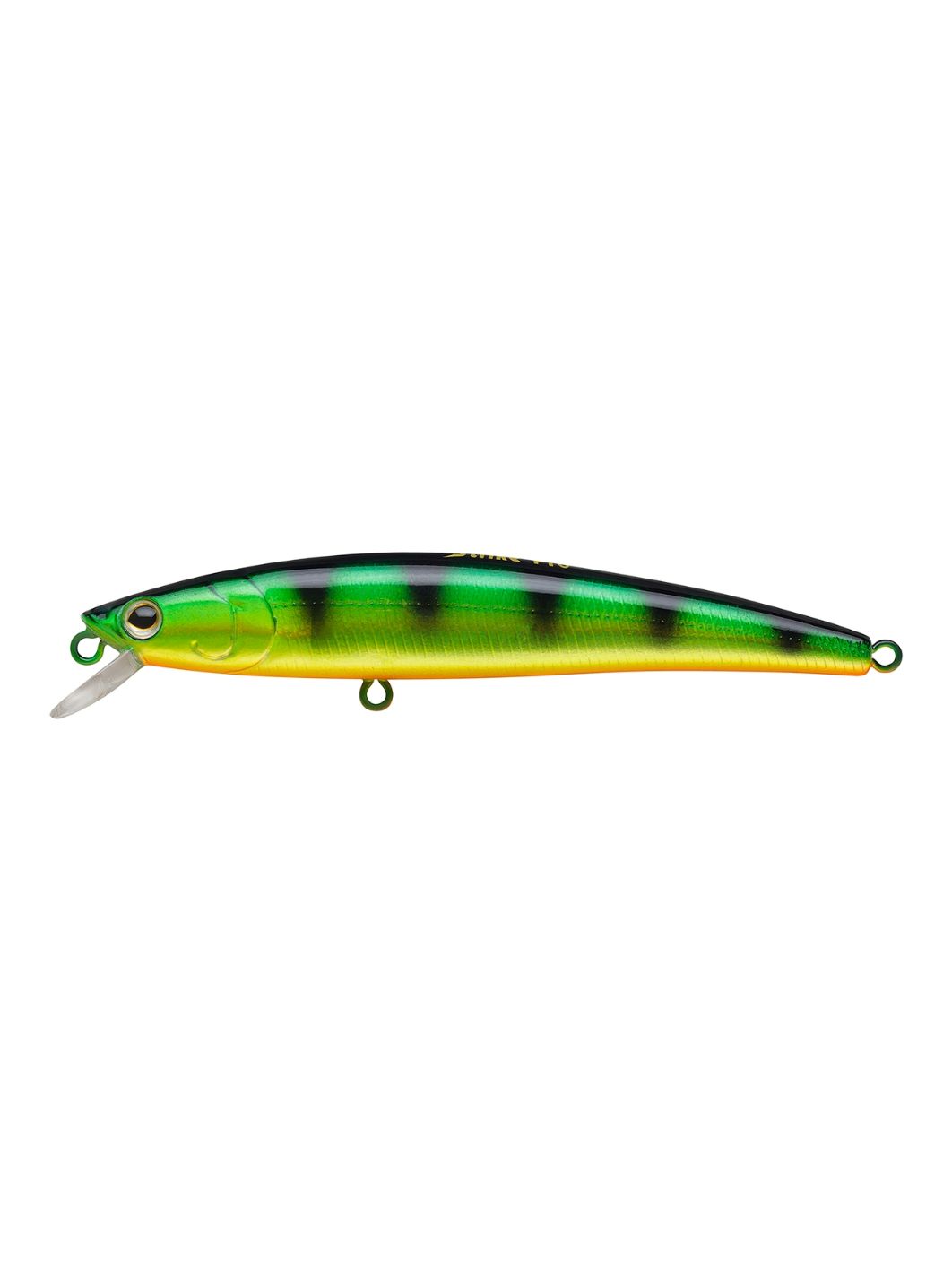 Воблер Минноу Strike Pro Arc Minnow 105SP,  105 мм,  11, 5 гр,  Загл. 0, 6м.-1, 2м.,  Нейтральный,  цвет: A45T Natural Perch,  (JL-092-SP#A45T)