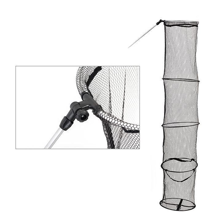 Садок Akara 5 секции KP40 2505S резиновая сетка со штырем L245