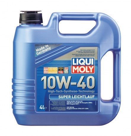 LIQUI MOLY "Super Leichtlauf " 10W40 4L полусинтетическое моторное масло 1916