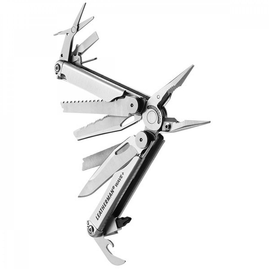 Мультитул LEATHERMAN Wave Plus Stainless 18 инстр.,  7, 4/10 см,  чехол Molle