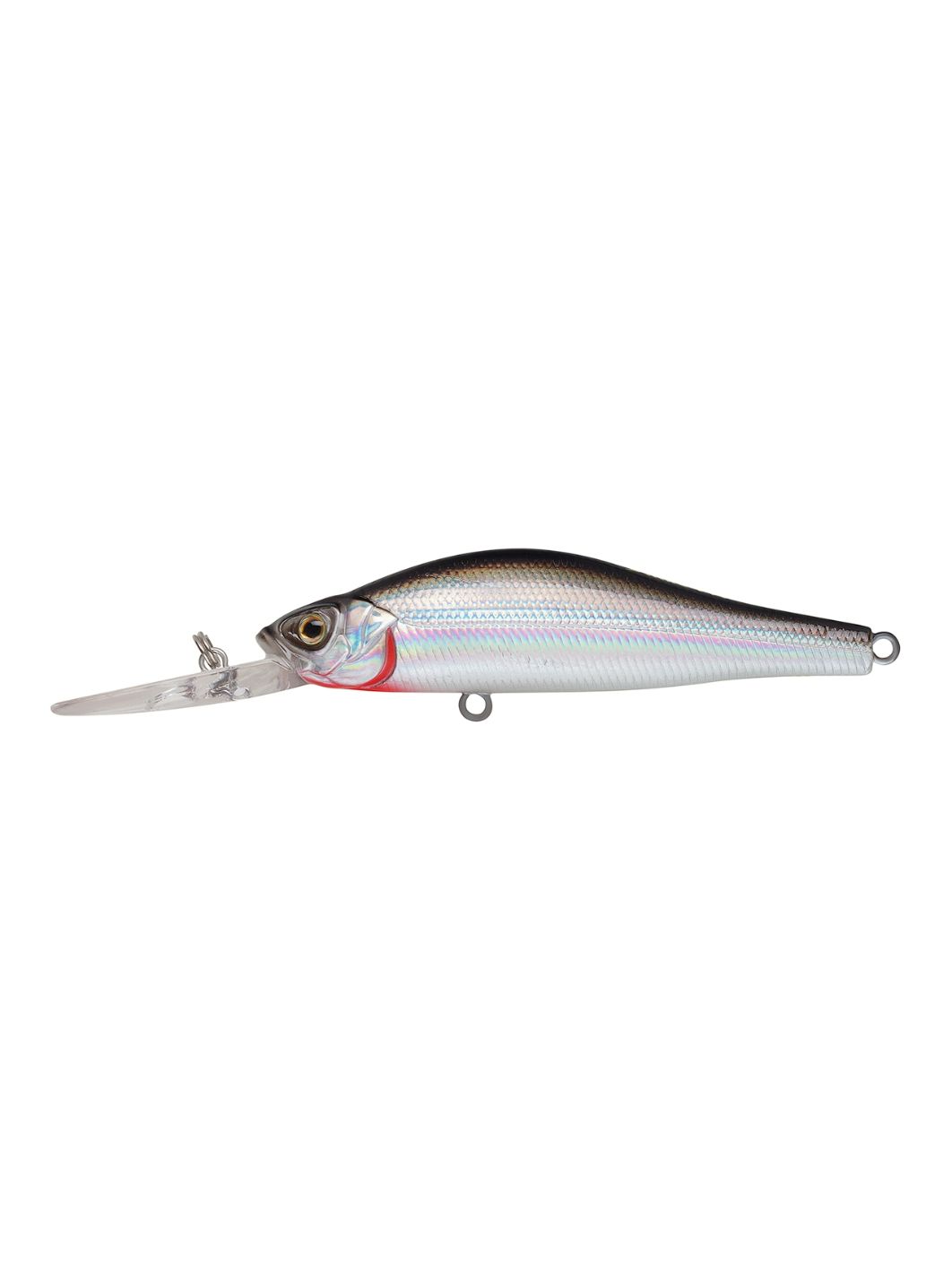 Воблер Минноу Strike Pro Archback Deep 60SP,  60 мм,  4, 7 гр,  Загл. 0, 5м.-3, 0м.,  Нейтральный,  цвет: A010-EP Black Back Silver,  (EG-125DL-SP#A010-EP)