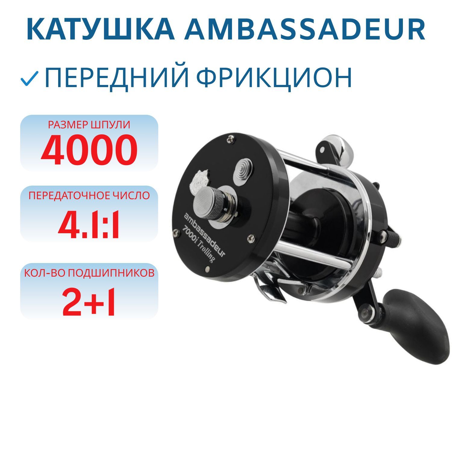 Катушка мультипликаторная Ambassadeur 7000i SYNCRO