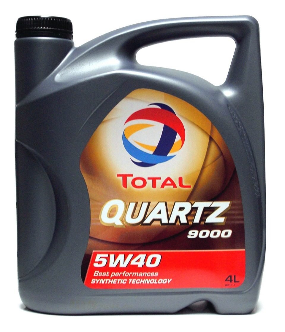 TOTAL Quartz 9000 5w40 API SN/CF 4L синтетическое моторное масло