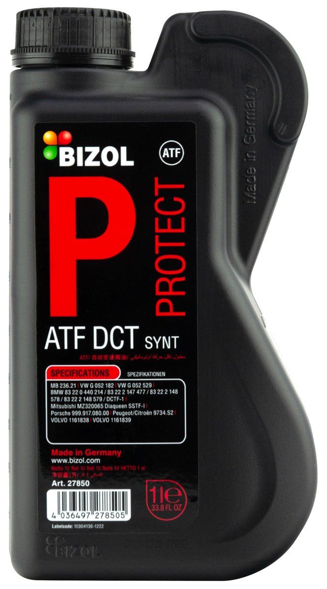 BIZOL ATF DCT SYNT 1L 27850 синтетическое трансмиссионное масло д/АКПП