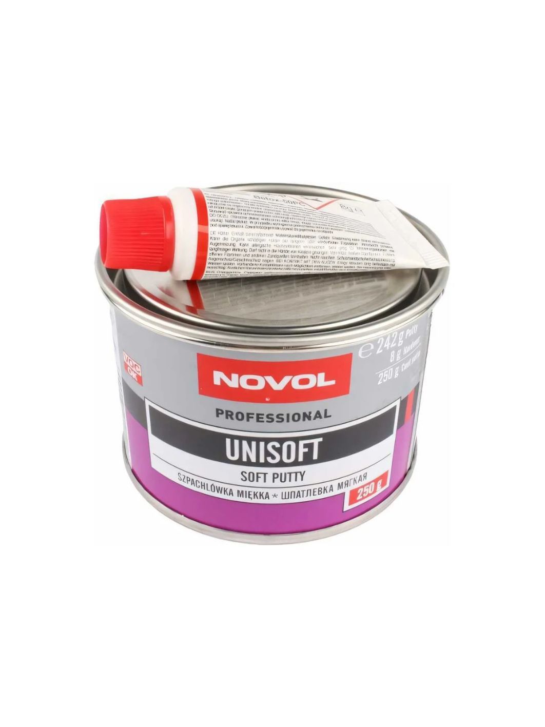 Шпатлевка NOVOL 1150 UNISOFT 250гр мягкая