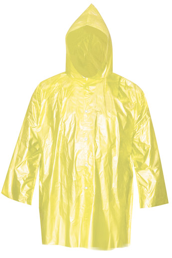Плащ дождевик желтый,  п/э ХХХL