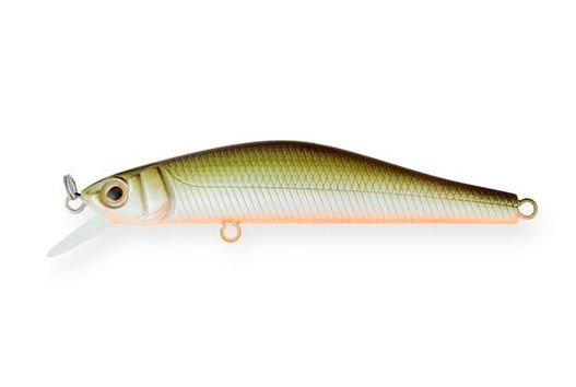 Воблер Минноу Strike Pro Jumper 110SP,  110 мм,  16, 3 гр,  Загл. 1, 0м.-2, 0м.,  Нейтральный,  цвет: 612T Natural Shad Silver,  (EG-192C-SP#612T)