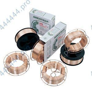 Проволока сварочная Ø0.8мм (5кг) омедненная ER70S-6 (Св08Г2С) D200 FoxWeld (9005)