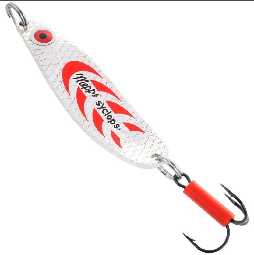 Блесна колеблющаяся Mepps SYCLOPS, 1, Silver/Red