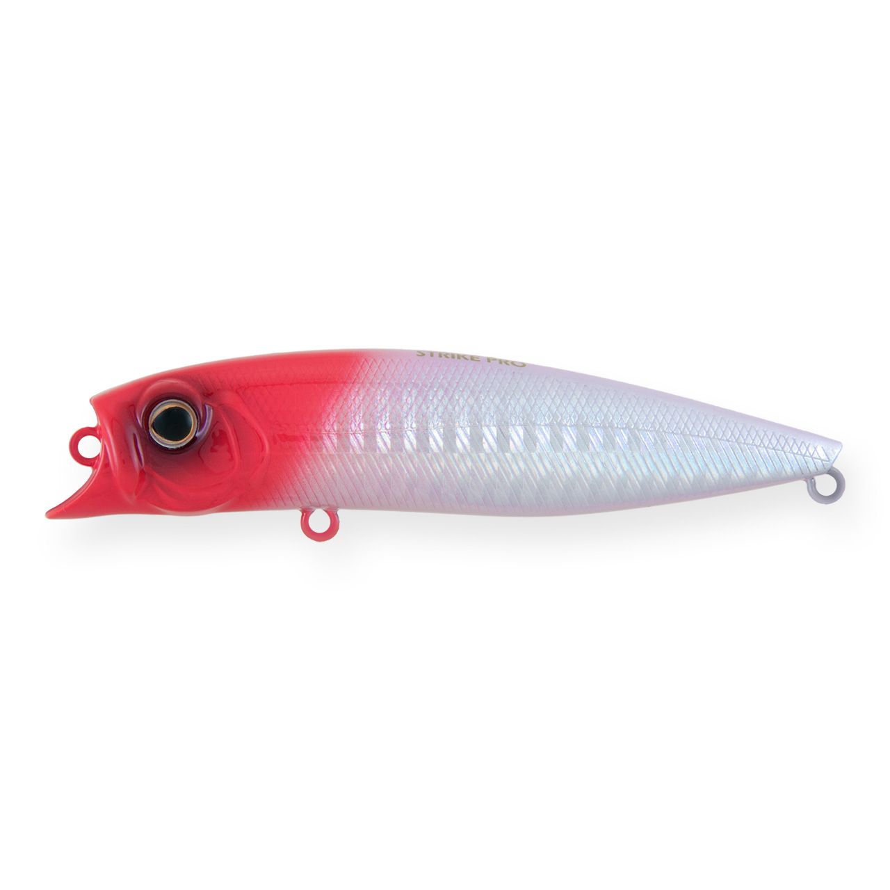 Воблер Дартер Strike Pro Razor Lip 90,  90 мм,  11, 8 гр,   Поверхностный,  цвет: 022PPP-713 Redhead Silver,  (EG-207#022PPP-713)