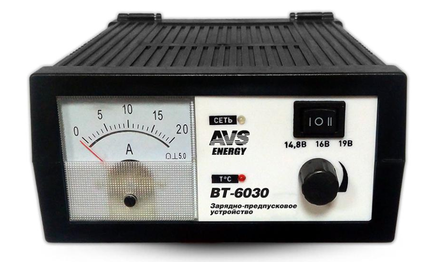 зарядное устройство avs bt-6030 (12v, максимальный ток 20а)