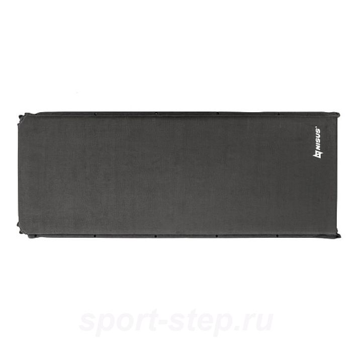 Коврик самонадувающийся NISUS 200x81x8 флок серый (N-008-G)