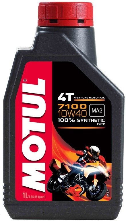 MOTUL 7100 10W40 4T 1L моторное масло  синтетическое 101369/104091 /Мотоотдел/
