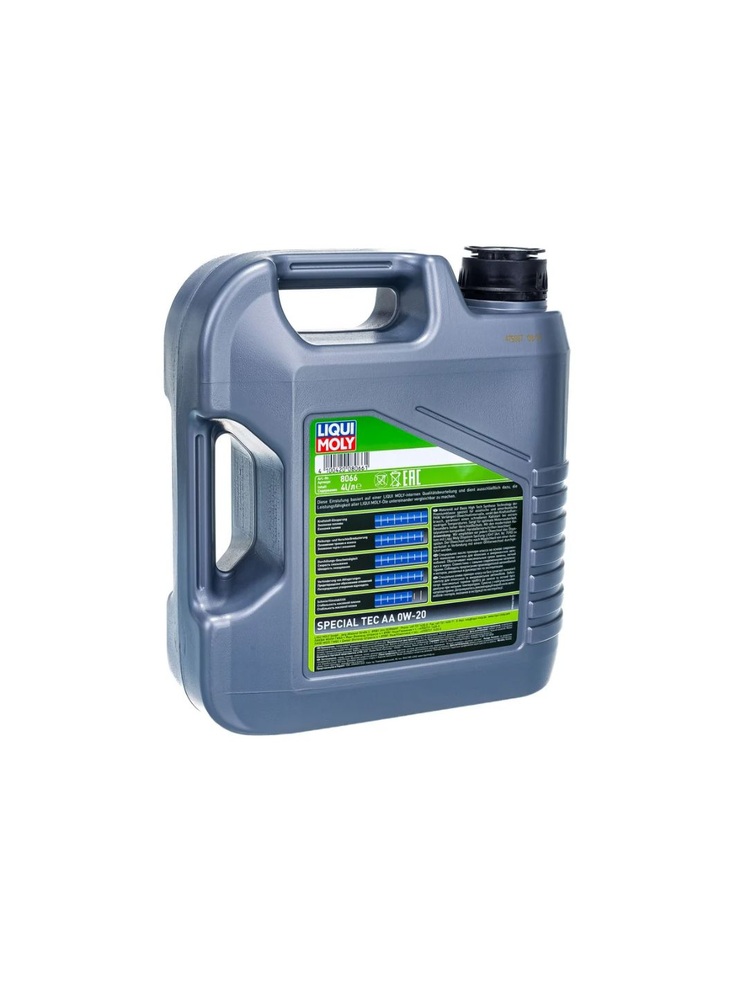 LIQUI MOLY "Special Tec AA" 0W20 4L синтетическое моторное масло 8066