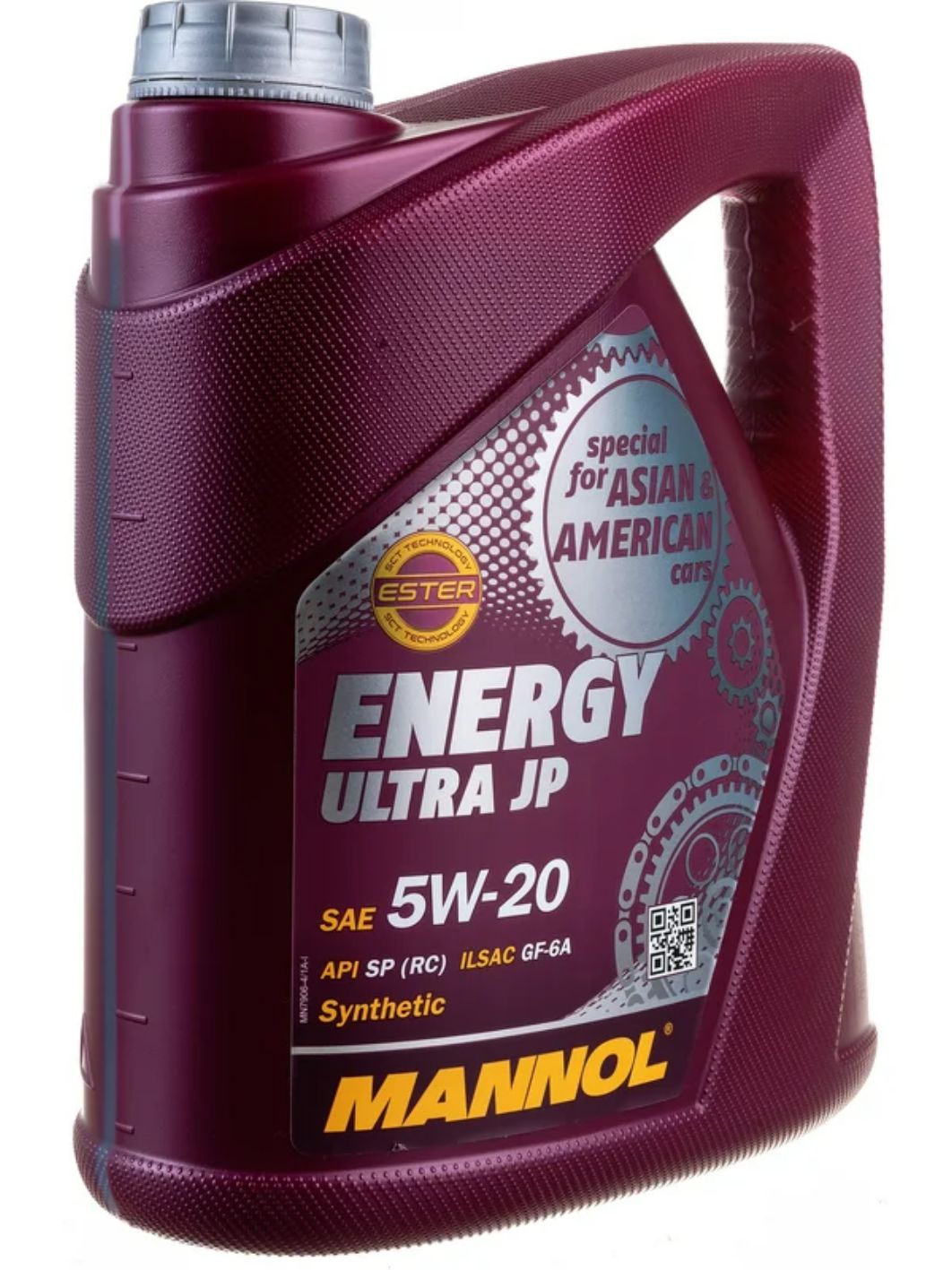 MANNOL Energy Ultra JP 5W20 7906 4л синтетическое моторное масло