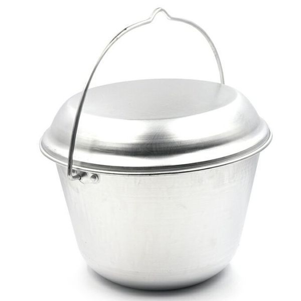 Котелок костровой "СЛЕДОПЫТ",  4, 5 л конический