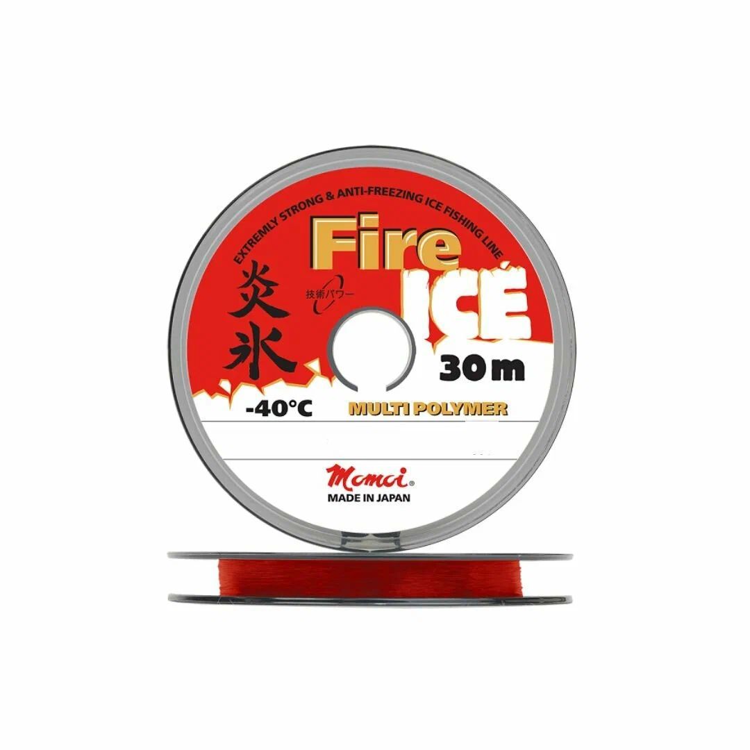 Леска Fire Ice 0, 167 мм,  3, 3 кг,  30 м,  красная,  Barrier Pack 