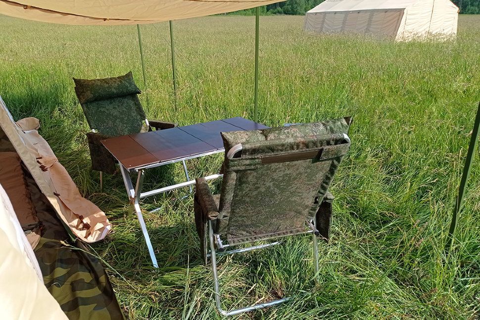 Подголовник для раскладушки Берег Зеленый пиксель