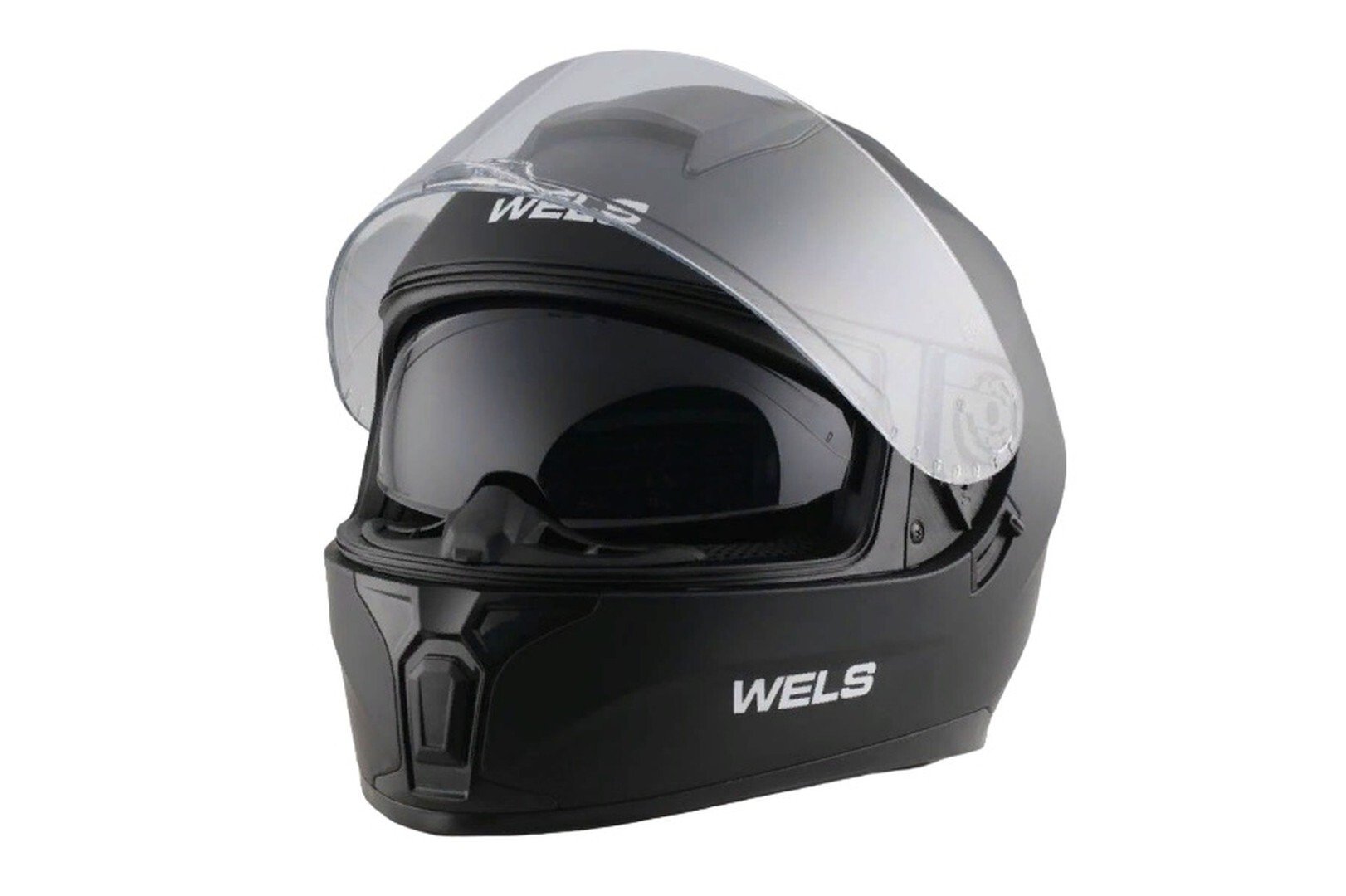 Шлем интеграл WELS M66 черный матовый М