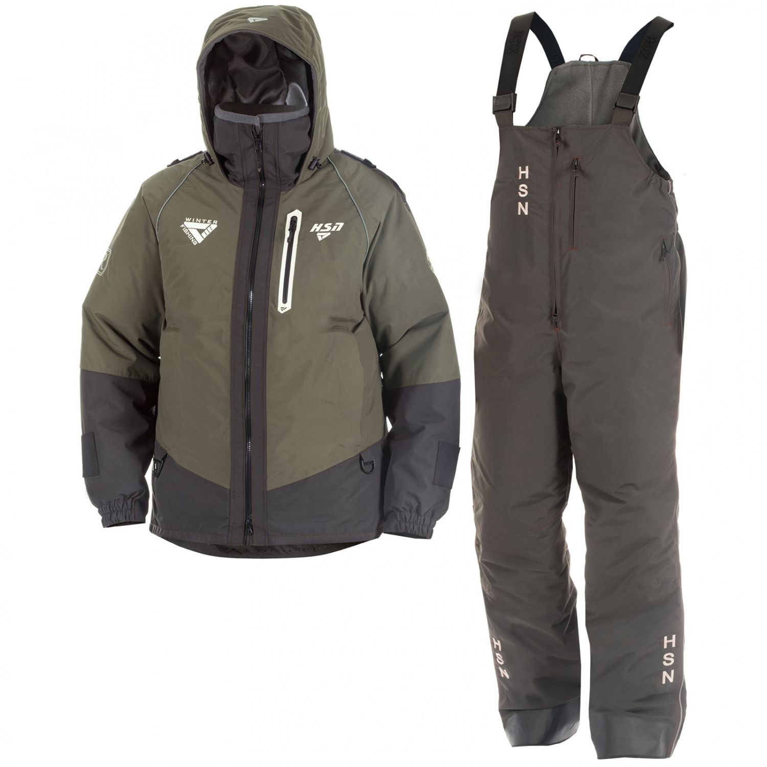 Костюм-поплавок мужской зимний "Rescuer II comfort",  hardguard,  хаки (50-52/170) м