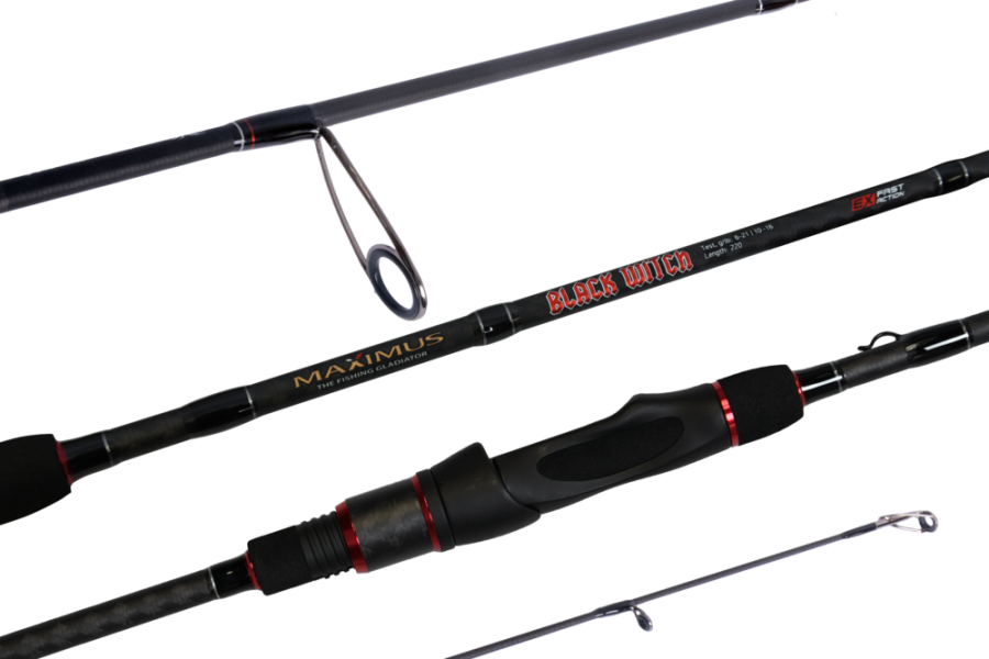 Удилище спин.Maximus BLACK WITCH JIG 24MH 2, 4m 15-45g