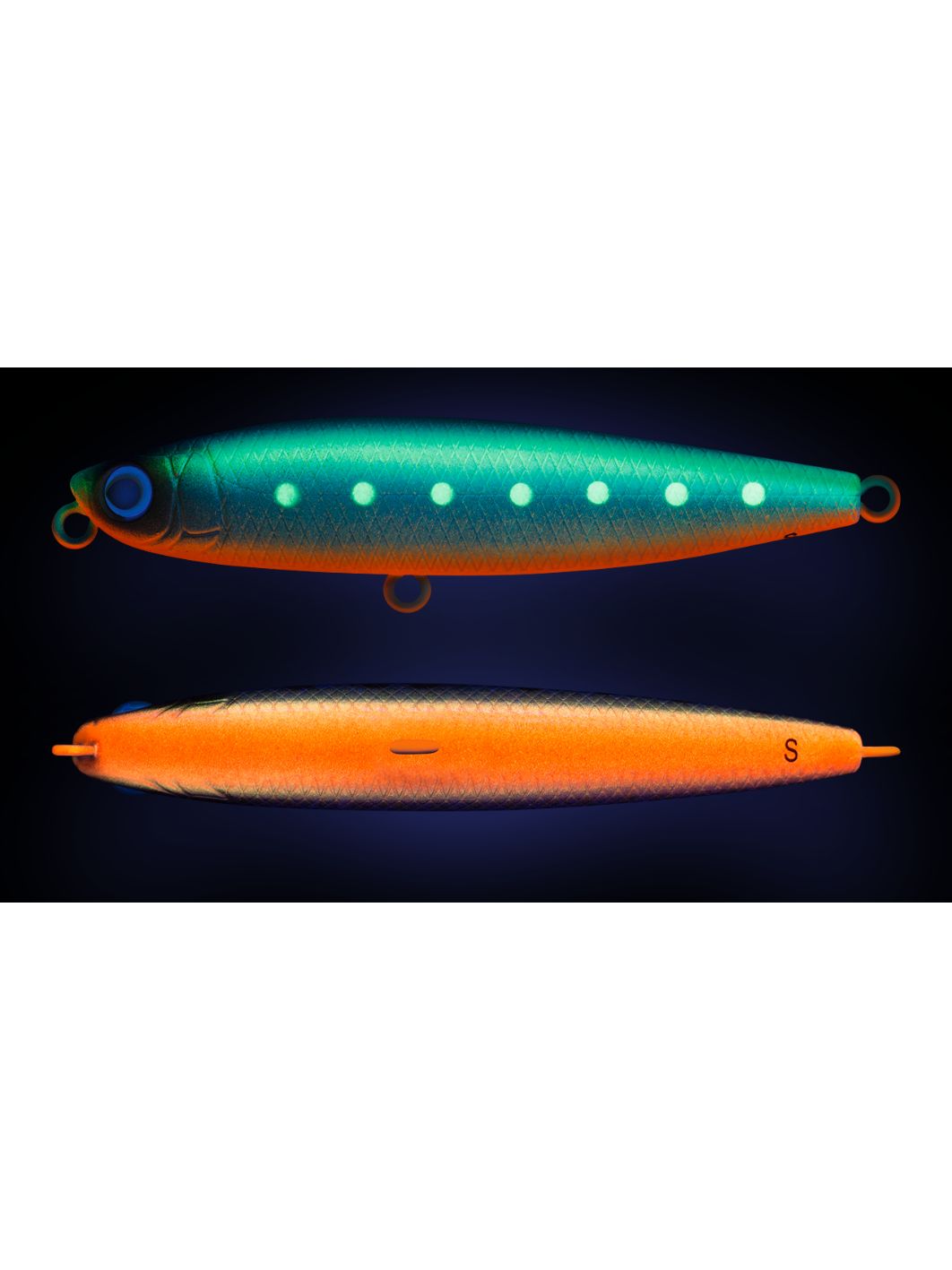 Воблер Стикбейт Strike Pro Scud Stick 70S (Slide Bait Heavy One 70),  70 мм,  16, 5 гр,  Загл. 0, 5м.-4, 0м.,  Тонущий,  цвет: S056C Blue Mat Transparent Milk,  (EG-245#S056C)