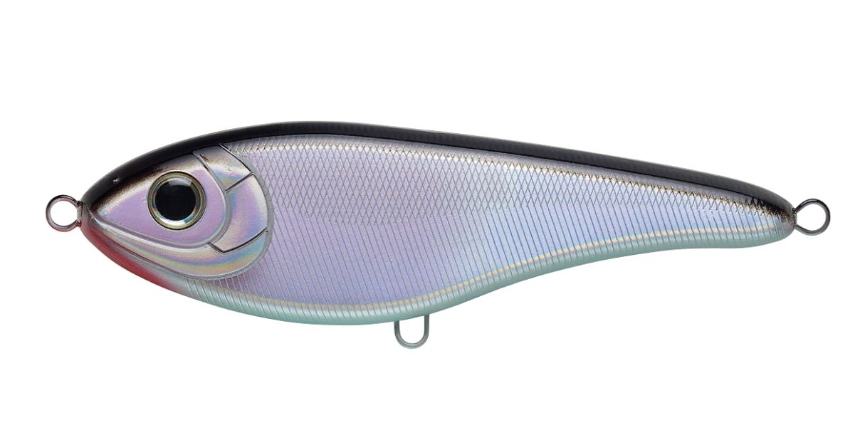 Воблер Джеркбейт Strike Pro Buster V,  85 мм,  17, 7 гр,  Загл. 0, 2м.-1, 5м.,  Тонущий,  цвет: A010-EP Black Back Silver,  (EG-148#A010-EP)