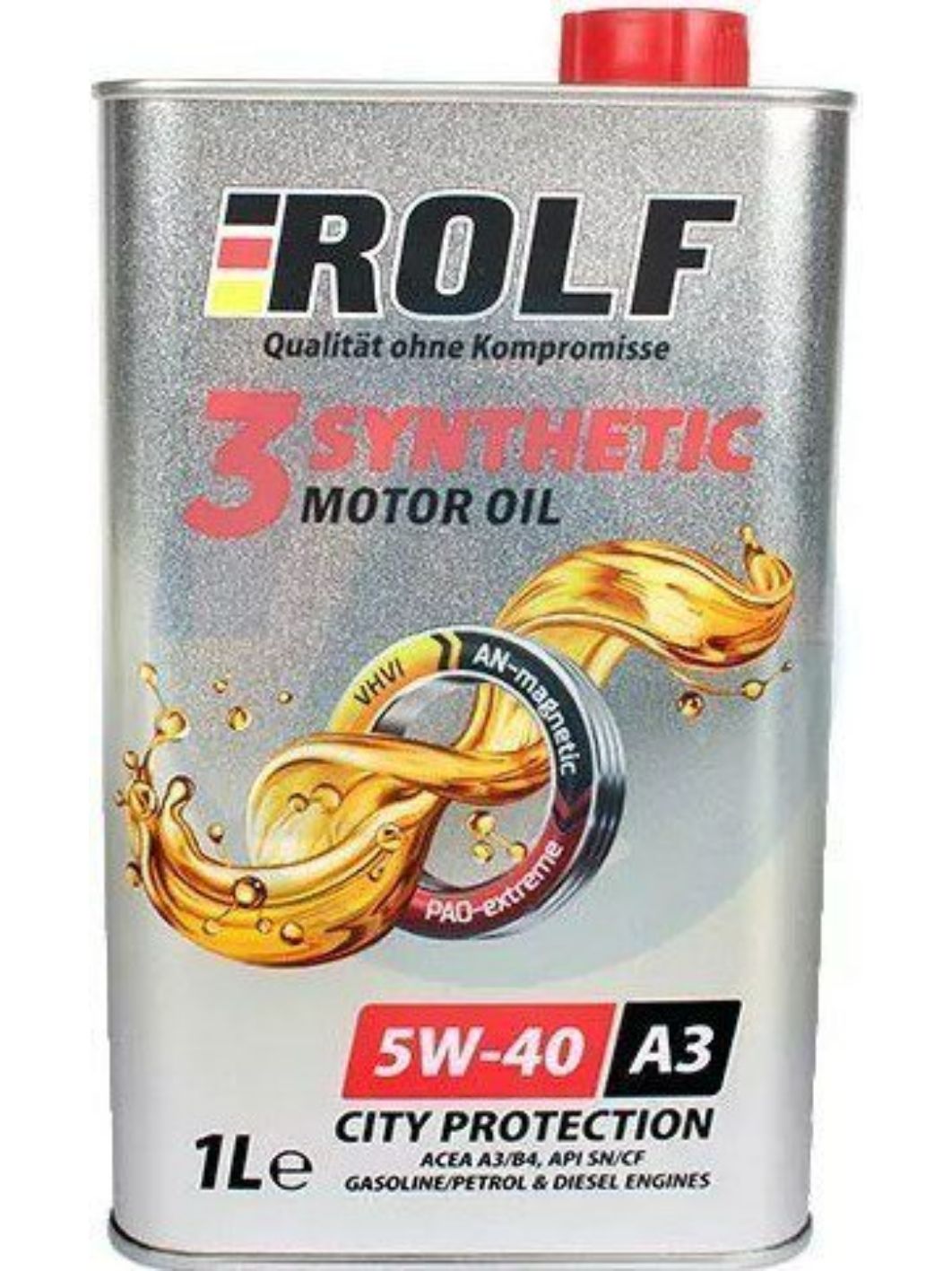 ROLF 3-SYNTHETIC 5W40 A3/B4 1л синтетическое моторное масло