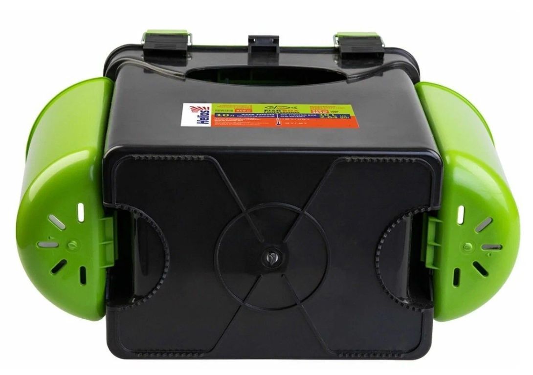 Ящик зимний "FishBox" односекционный (10л) зеленый Helios