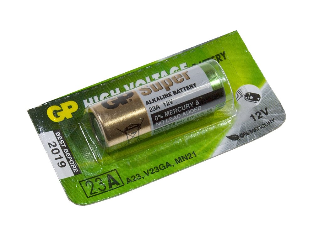 Батарейка L1028 (23A) GP (12V) Alkaline Super (1шт.) (23678)