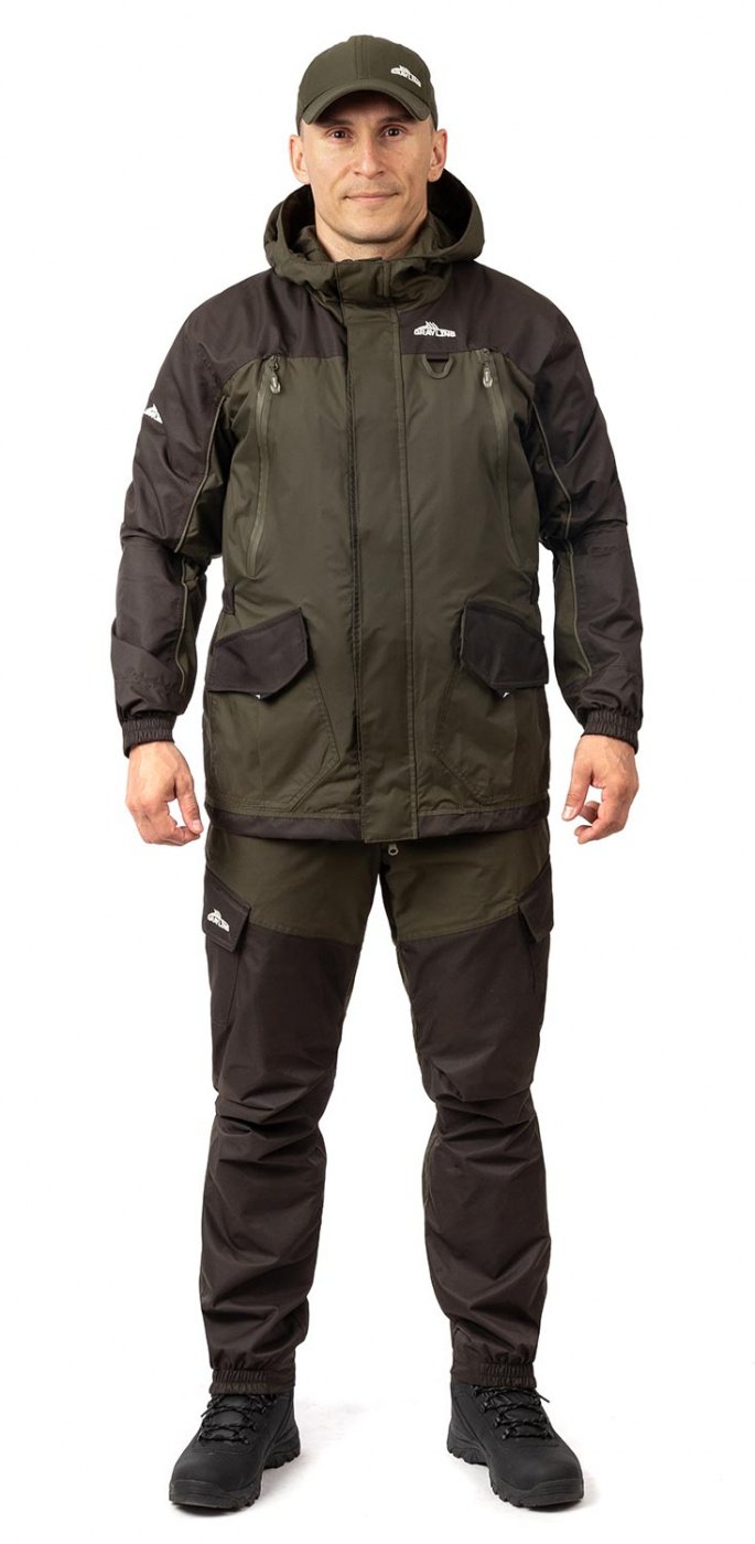 куртка для рыбалки grayling скат, хаки (р-р 56-58 рост 170-176) /с комплекта уценка/