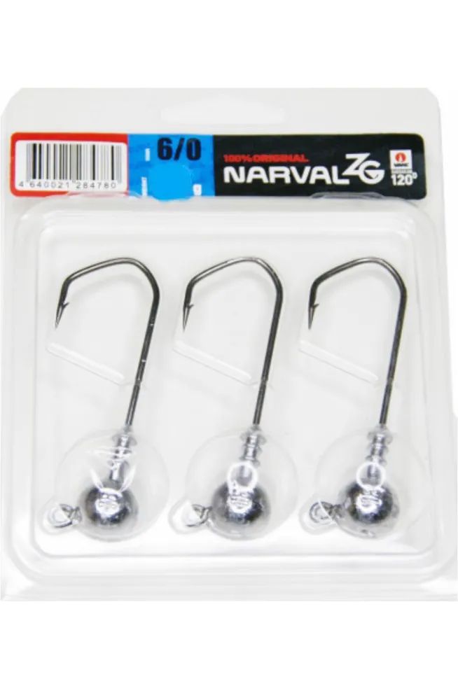 Джиг-головки Narval ZG 120 6/0 12g (3 шт.)
