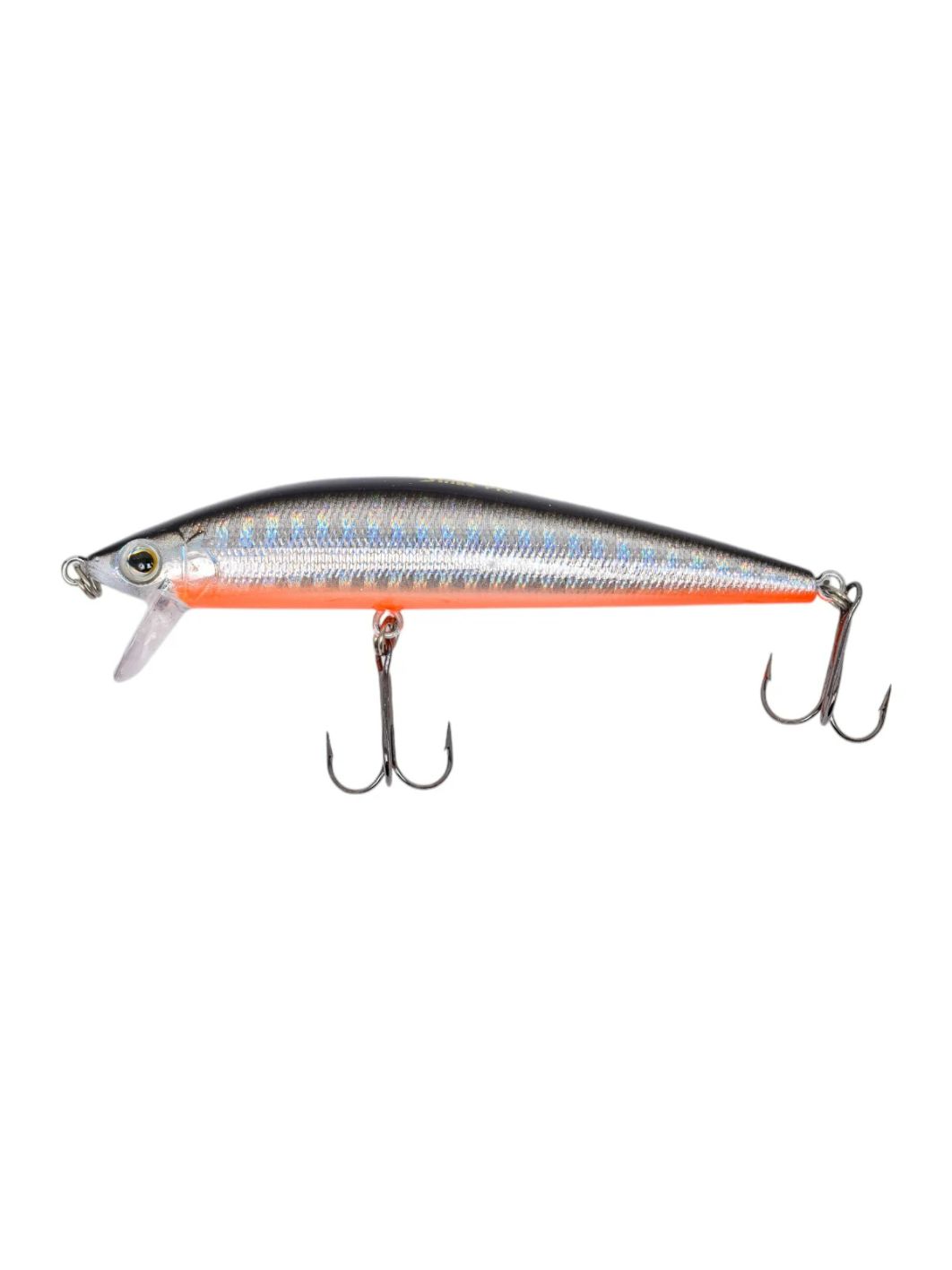 Воблер Минноу Strike Pro Euro Minnow 110,  110 мм,  17 гр,  Загл. 0, 7м.-1, 5м.,  Плавающий,  цвет: A70-713 Black Silver OB,  (JL-115F#A70-713)