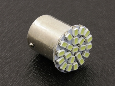 Светодиод 12V P21/5W (S25) белый 22SMD LUMEN (MLD-12VS25-1126) (1шт.)