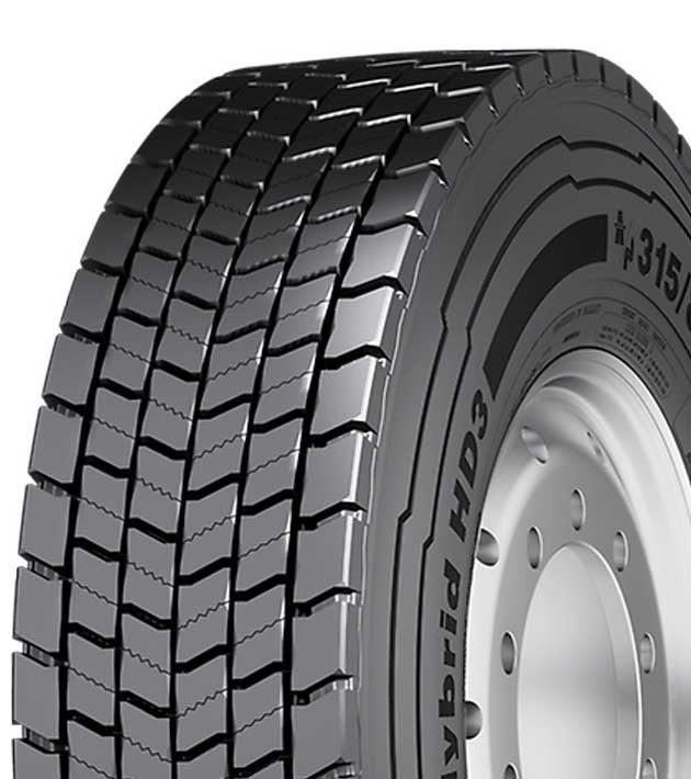 315/70 R22.5 CONTINENTAL HYBRID HD3 ВЕДУЩАЯ 154/150L M+S 3PMSF Автошина