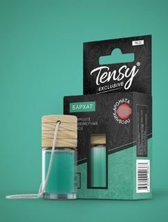 ароматизатор "tensy" флакон с деревянной крышкой эксклюзив "tb-25" (бархат)