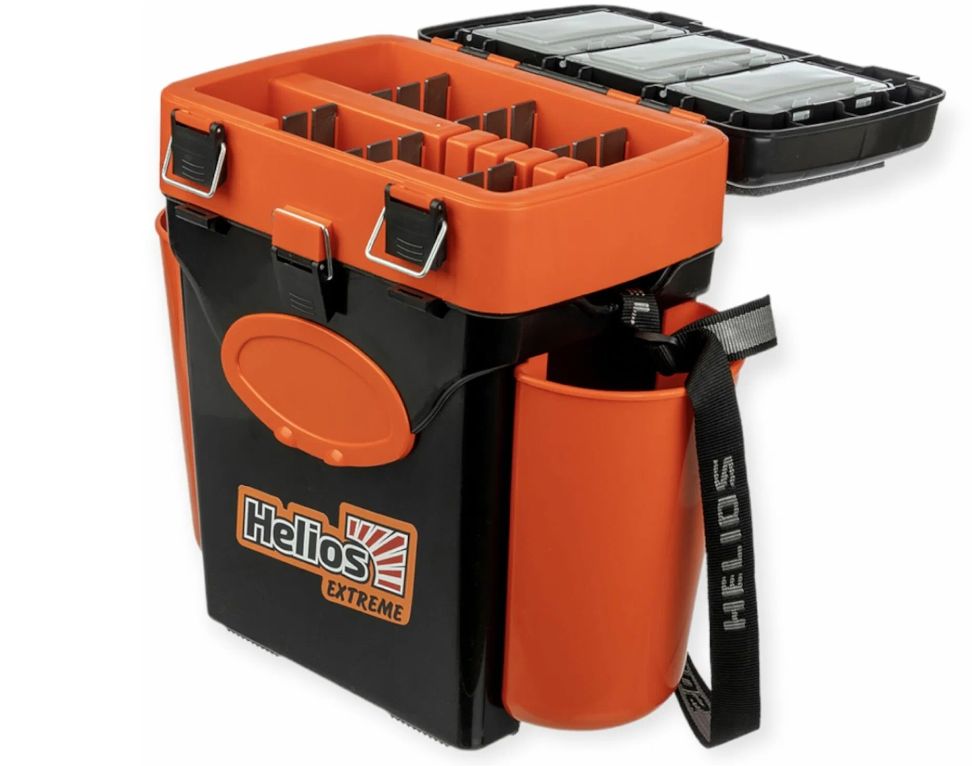 Ящик зимний "FishBox" (10л) оранжевый Helios