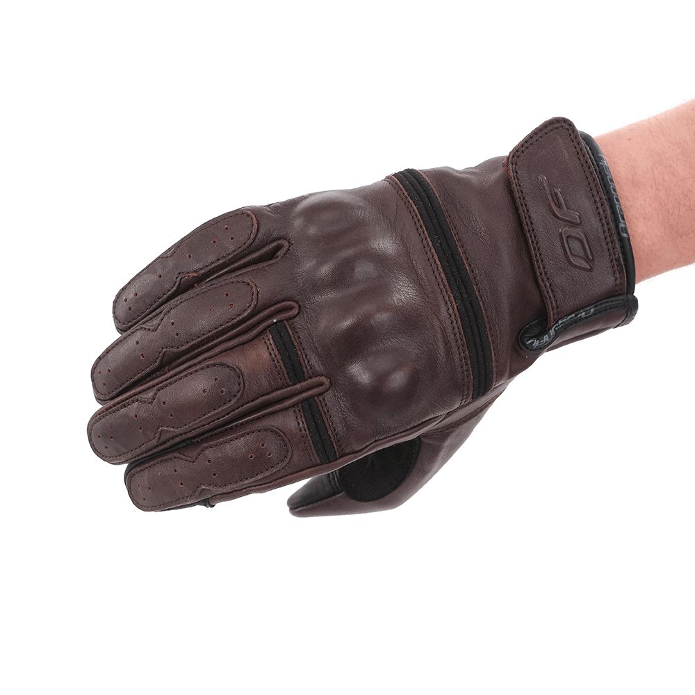 Перчатки DF STREET Matte Brown кожаные 2XL